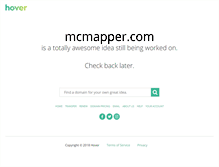 Tablet Screenshot of mcmapper.com